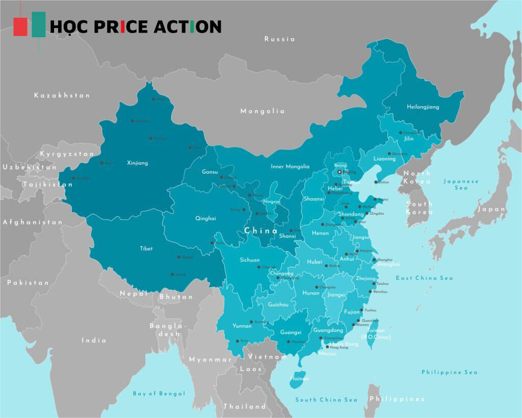 Bản đồ của Trung Quốc china